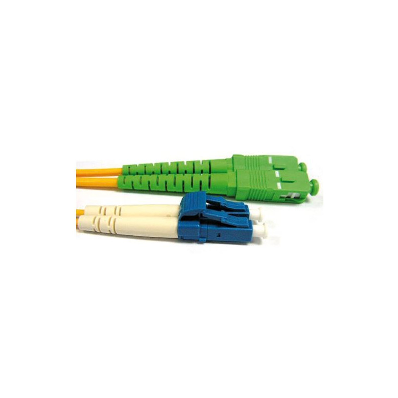 Patchcord FO duplex LC-SC/APC 9/125um SM, 1m, OS2