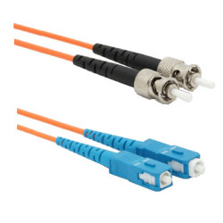 Optický patchkábel duplex ST-SC, 50/125 um MM, 20 m, OM2