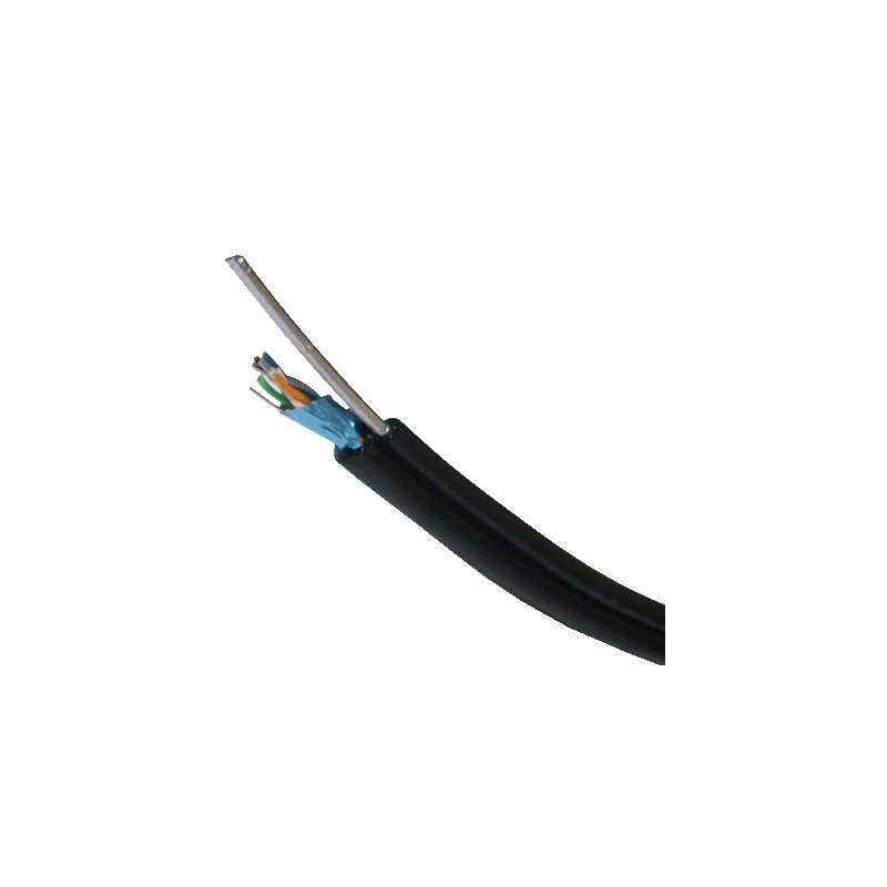 DATACOM FTP drôt Cat5e 100m samonosný OUTDOOR blk