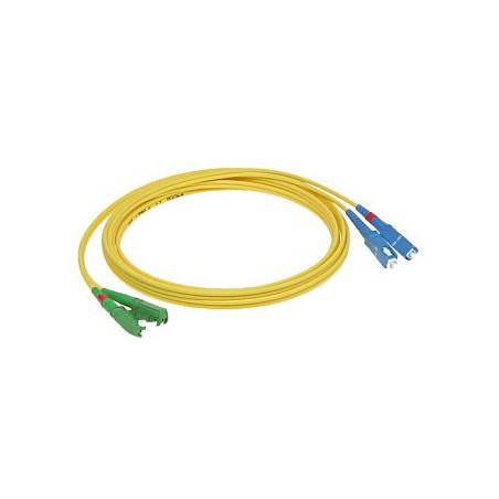 Patchcord FO duplex E2000/APC-SC/UPC 9/125um SM 10m, OS2