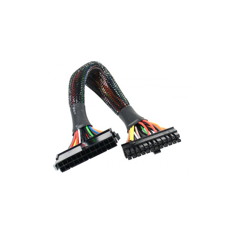 Predlžovací kábel 24 pin(M) na 20+4 pin(F) - 30cm