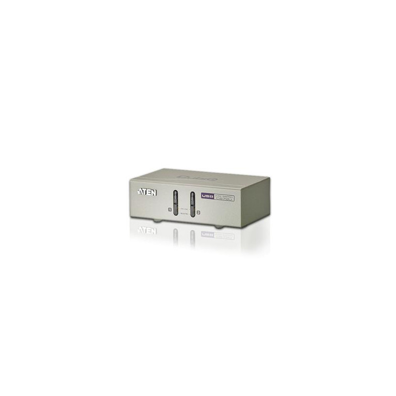 Aten 2-port KVM USB, audio 2.1, vrátane káblov