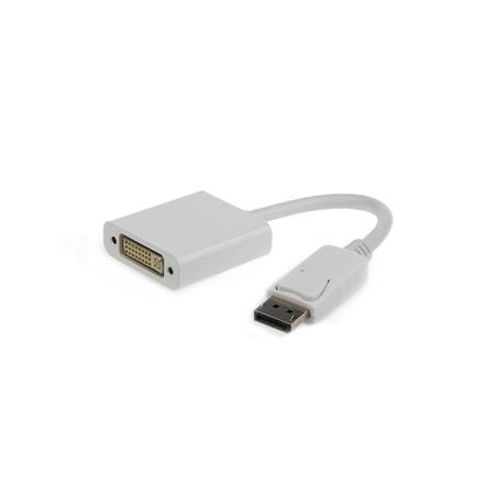 Kábel Gembird red. Displayport na DVI, M/F, biela