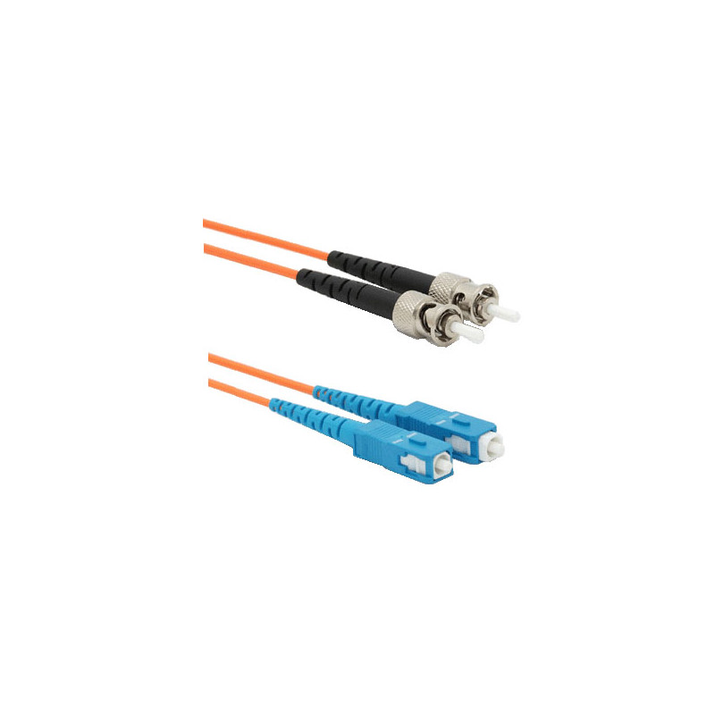 Optický patchkábel duplex ST-SC, 62,5/125 um MM, 7m, OM1