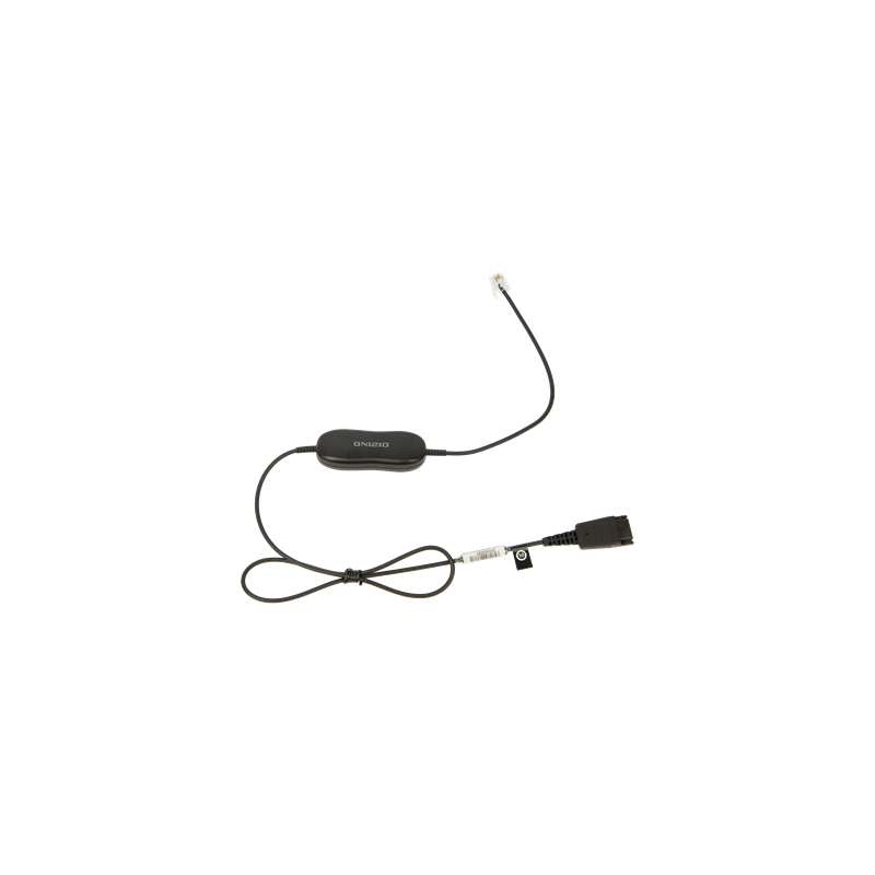 Jabra GN1210 cord, QD-RJ9, 0,8m, straight