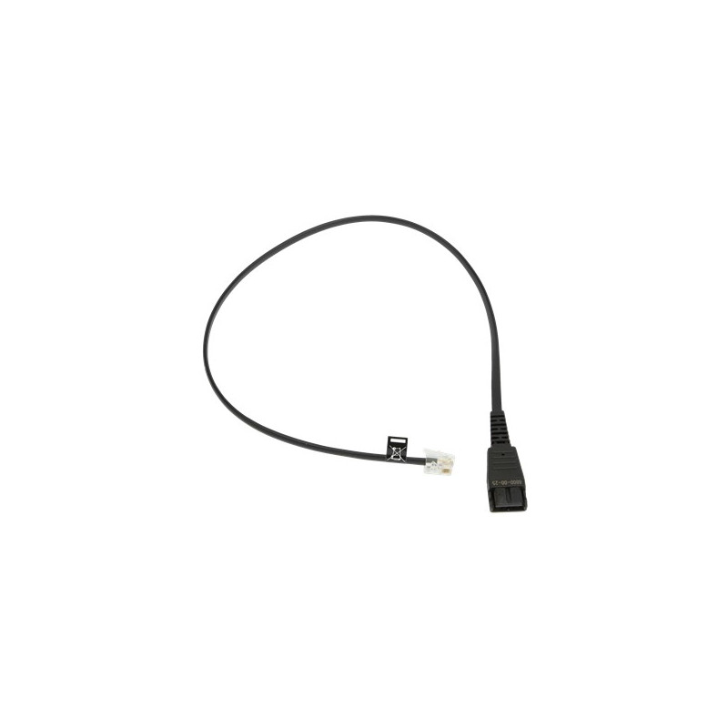 Jabra Cord, QD-RJ10, 0,5m, straight, Siemens