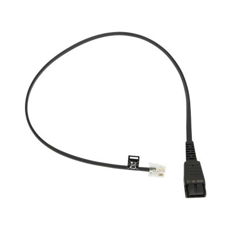 Jabra Cord, QD-RJ10, 0,5m, straight, Siemens