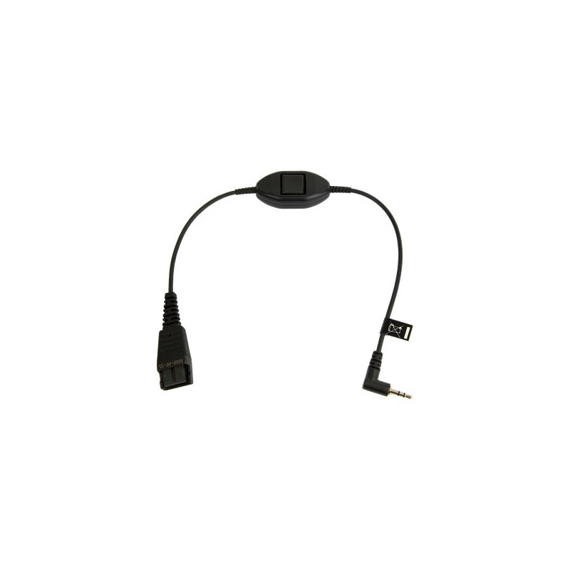Jabra Cord, QD-Jack 2,5 mm, 0,3 m, straight