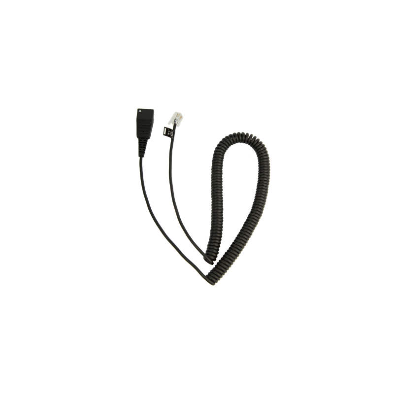 Jabra QD-RJ10, 0,5-2m, coiled - Cisco