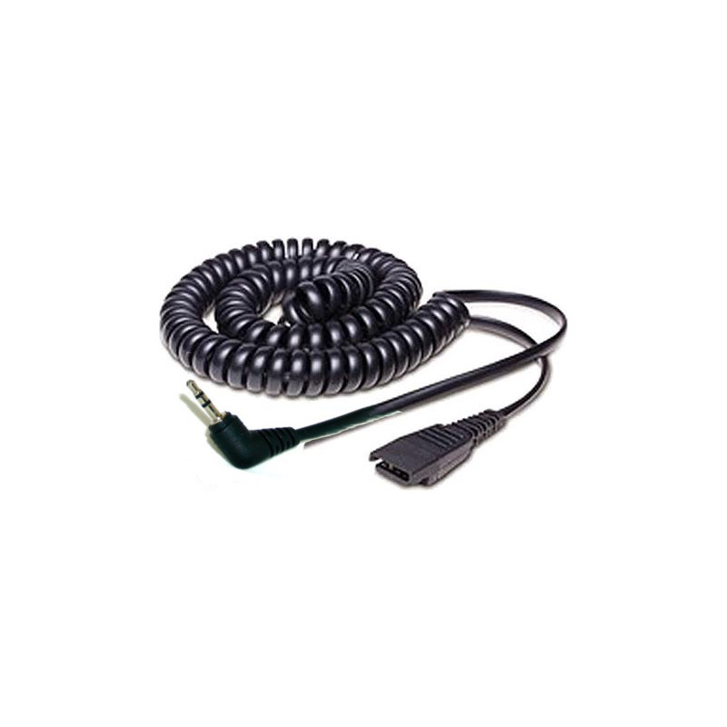 Jabra QD-2,5mm, 0,5-2m, coiled