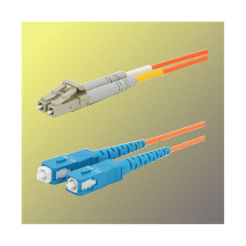 Optický patchkábel duplex LC-SC, 62,5/125um MM, 15m, OM1