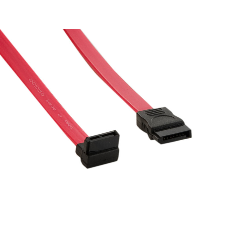 4World Kábel SATA3 7pin F - SATA3 7pin F Left 91cm