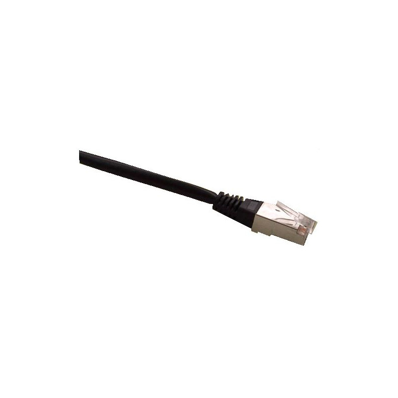 Patch cord FTP cat5e 0,25M čierny