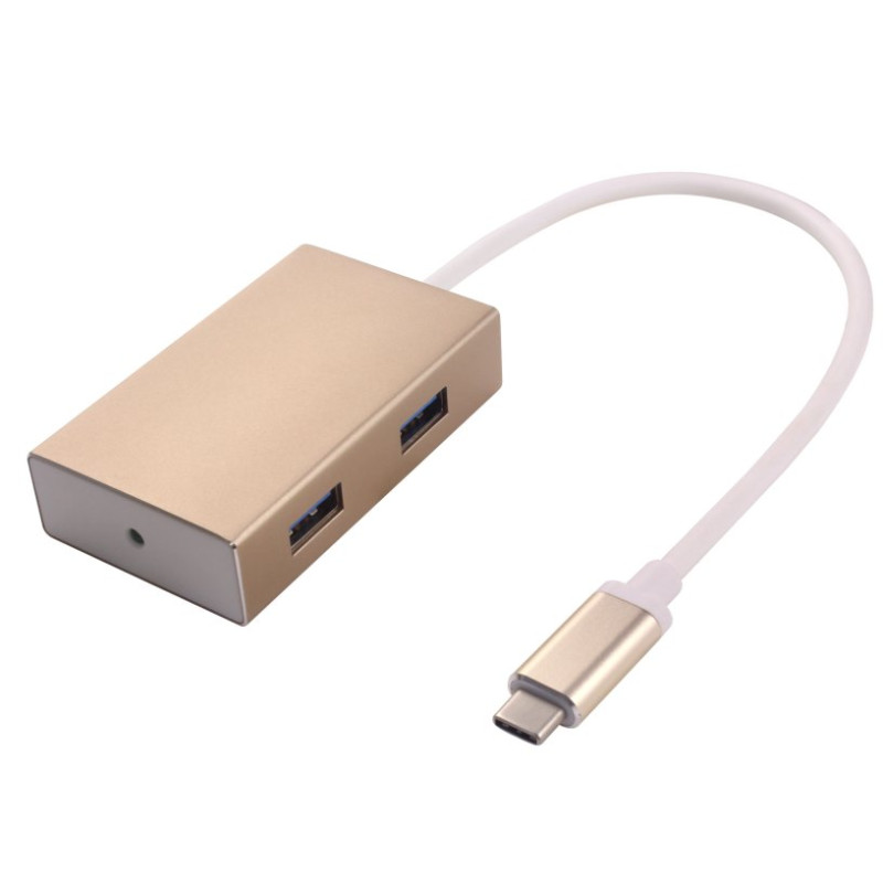 PremiumCord USB3.1 hub 4x USB3.0 hliníkové púzdro