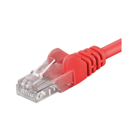 PremiumCord Patch kábel UTP RJ45-RJ45 CAT6 2m červená