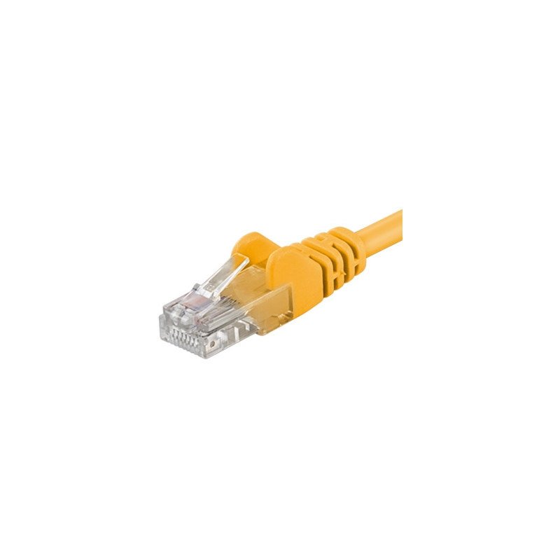 PremiumCord Patch kábel UTP RJ45-RJ45 level 5e 3m žltá
