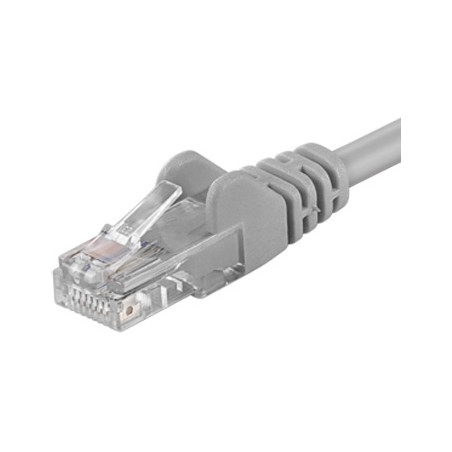 PremiumCord Patch kábel UTP RJ45-RJ45 level 5e 5m šedá