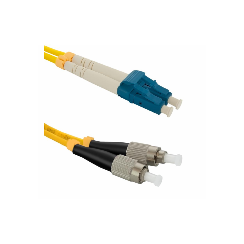 Optický duplex patch 9/125 G657 LC/PC-FC/PC 2m, OS2