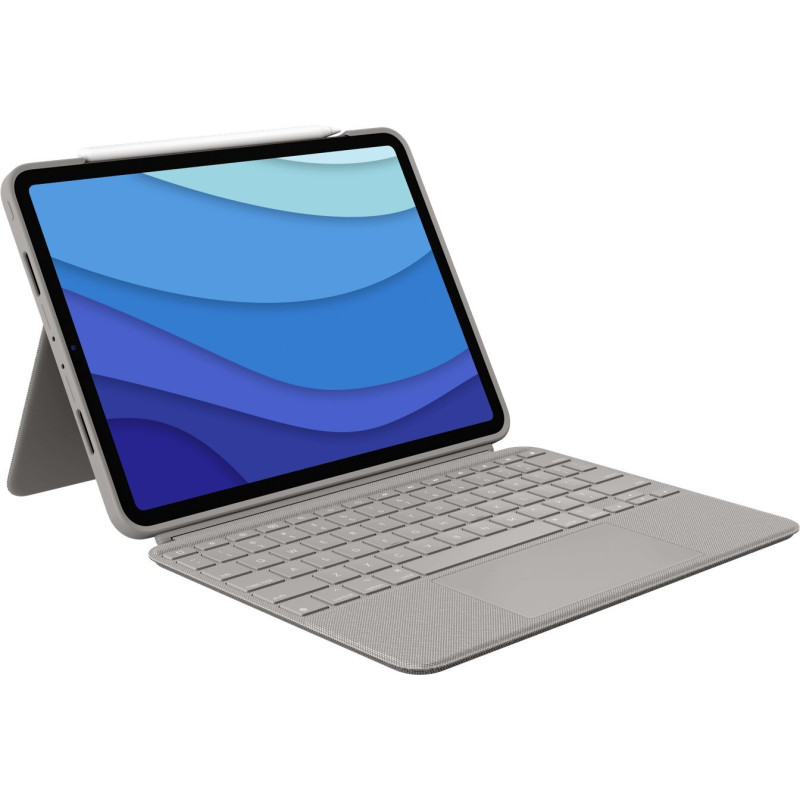 Logitech Combo Touch for iPad Pro 12.9-inch (5. generácia) - SAND - US layout