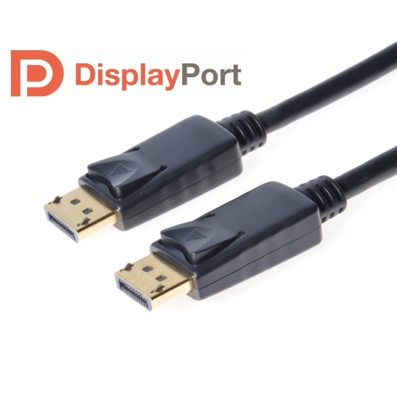 PremiumCord DisplayPort 1.2 prípojný kábel M/M, pozlátené konektory, 0,5m