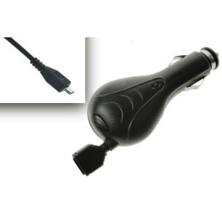 Samonavíjacia nabíjačka do auta ALIGATOR micro USB 1A, originálna