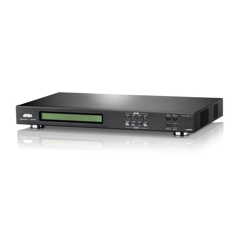 ATEN 4x4 port HDMI matrix prepínač, scaler, do 15m