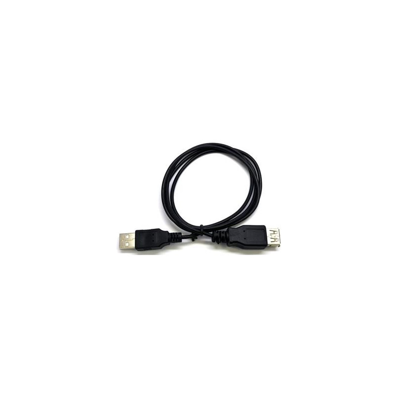 C-TECH USB A-A 1,8m 2.0 predlžovací, čierny