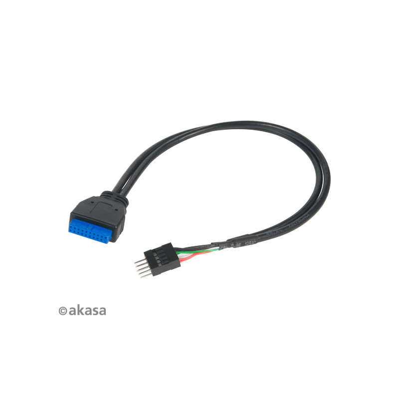 AKASA - USB 3.0 na USB 2.0 adaptér - 30 cm