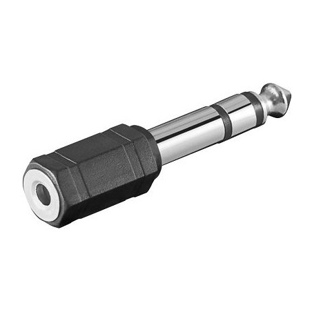 PremiumCord stereo jack adaptér 6.3 - 3.5 M/F