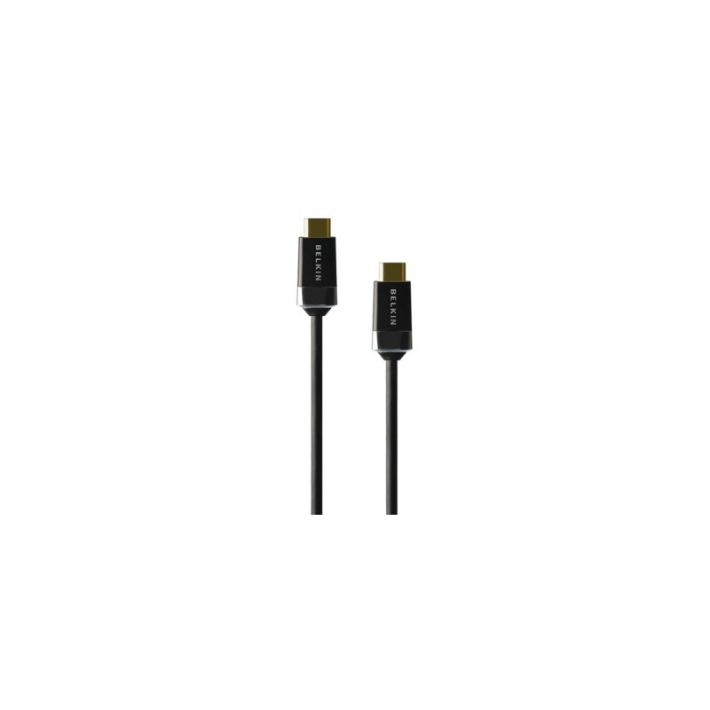 BELKIN HDMI - HDMI Kábel 4K/Ultra HD s Ethernet, pozlac., 1m