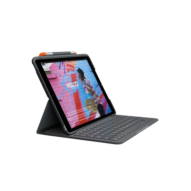 Logitech Slim Folio pre iPad (CZ layout, grav.)
