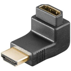 PremiumCord Adapter HDMI M/F, pravý uhol - opačný
