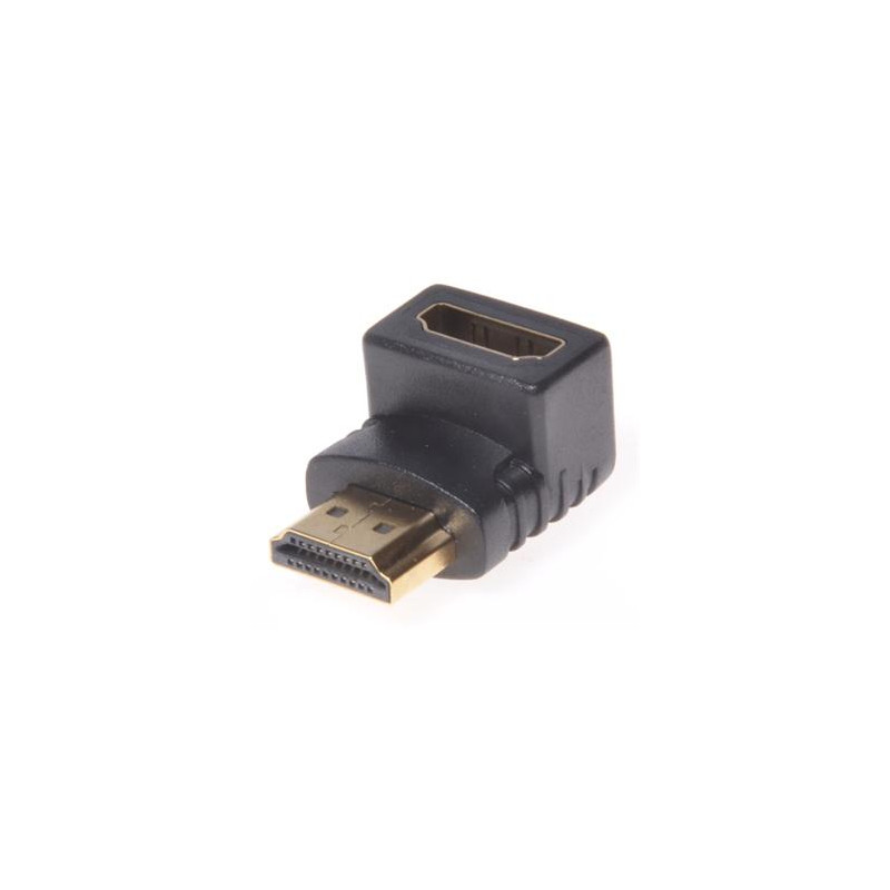 PremiumCord Adapter HDMI M/F zahnutý do pravého uhla