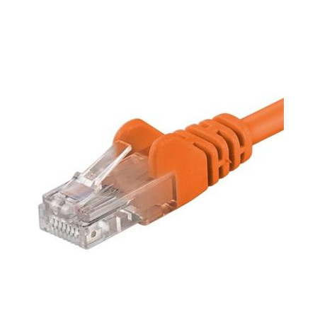 Patch kábel UTP RJ45-RJ45 level CAT6, 2m, oranžová