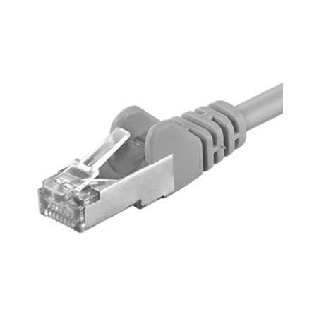Premiumcord Patch kábel CAT6a S-FTP, RJ45-RJ45, AWG 26/7 0,25 m šedá