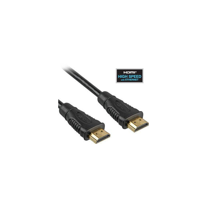 PremiumCord HDMI High Speed ??+ Ethernet kábel, pozlátené konektory, 1,5m