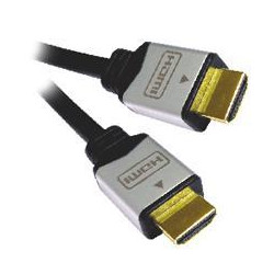 PremiumCord kábel HDMI M/M, zlac.a kovové HQ, 5m