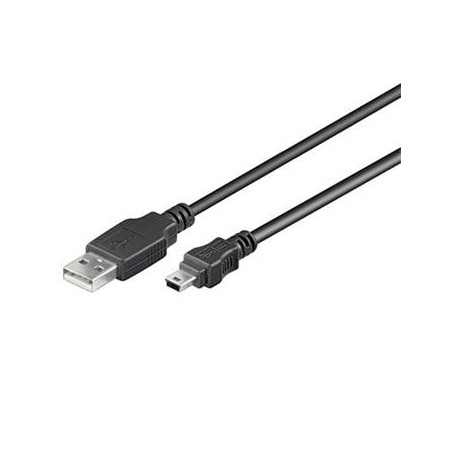 PremiumCord Kábel USB 2.0, A-B mini, 5pinov, 5m