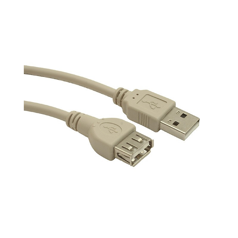 GEMBIRD predlžovací kábel USB, 0,75 m, šedý