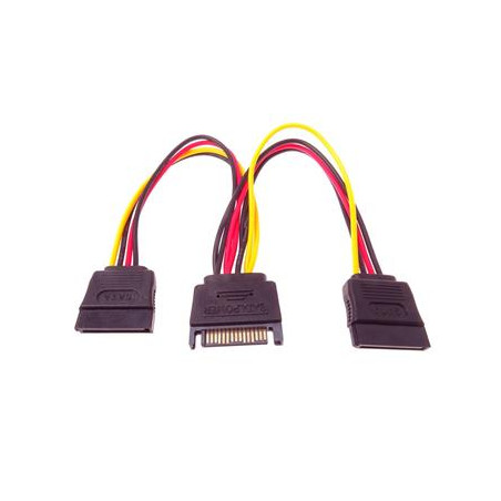 PremiumCord Napájací kábel k HDD Serial ATA - rozdvojka M/2xF 16cm
