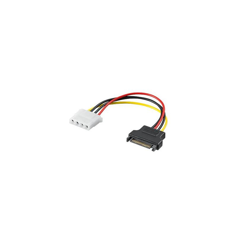 PremiumCord Napájacia redukcia Molex 5.25'' F - S-ATA M