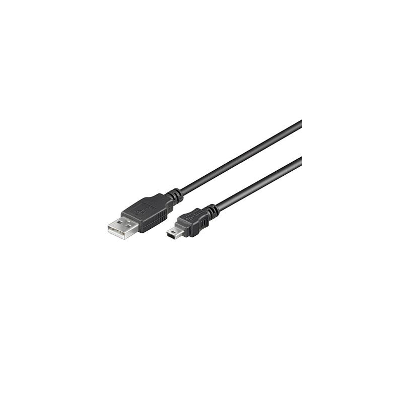 PremiumCord Kábel USB 2.0, A-B mini, 5pinov, 2m