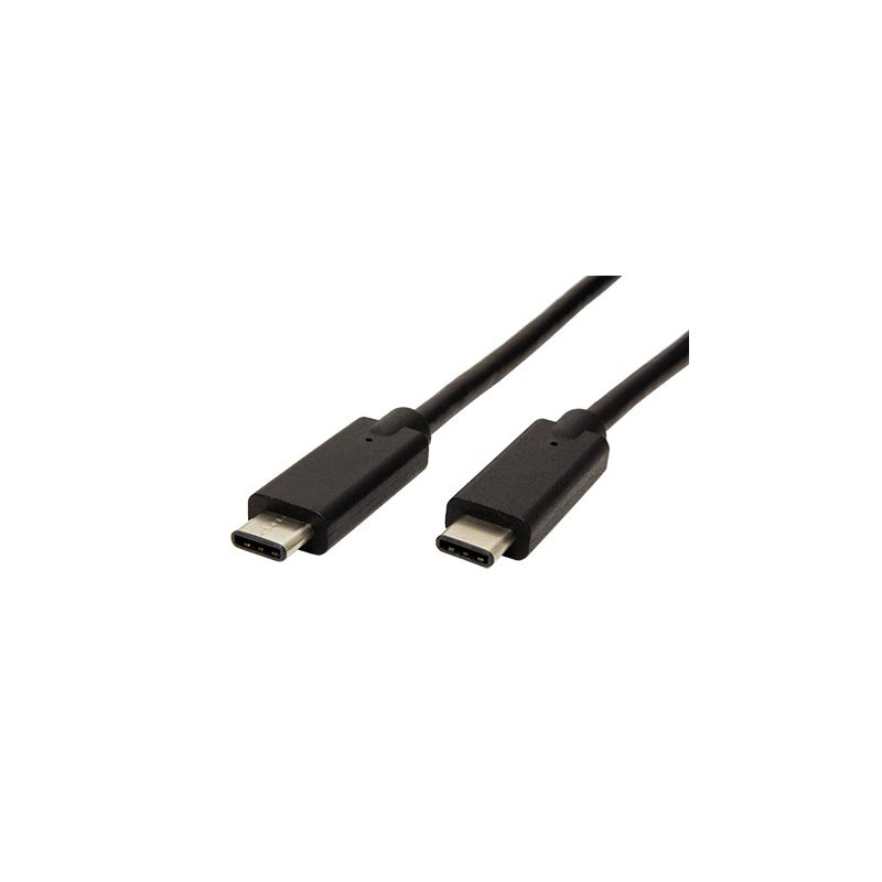 PremiumCord USB-C kábel (USB 3.1 generation 2, 3A, 10Gbit/s) čierny, 0,5m