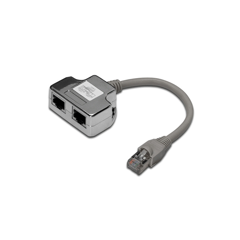 PremiumCord Modulárny RJ45 distribútor 2 porty 10/100Base T