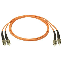 Optický patchkábel duplex ST-ST, 50/125 um MM, 0,5 m, OM2