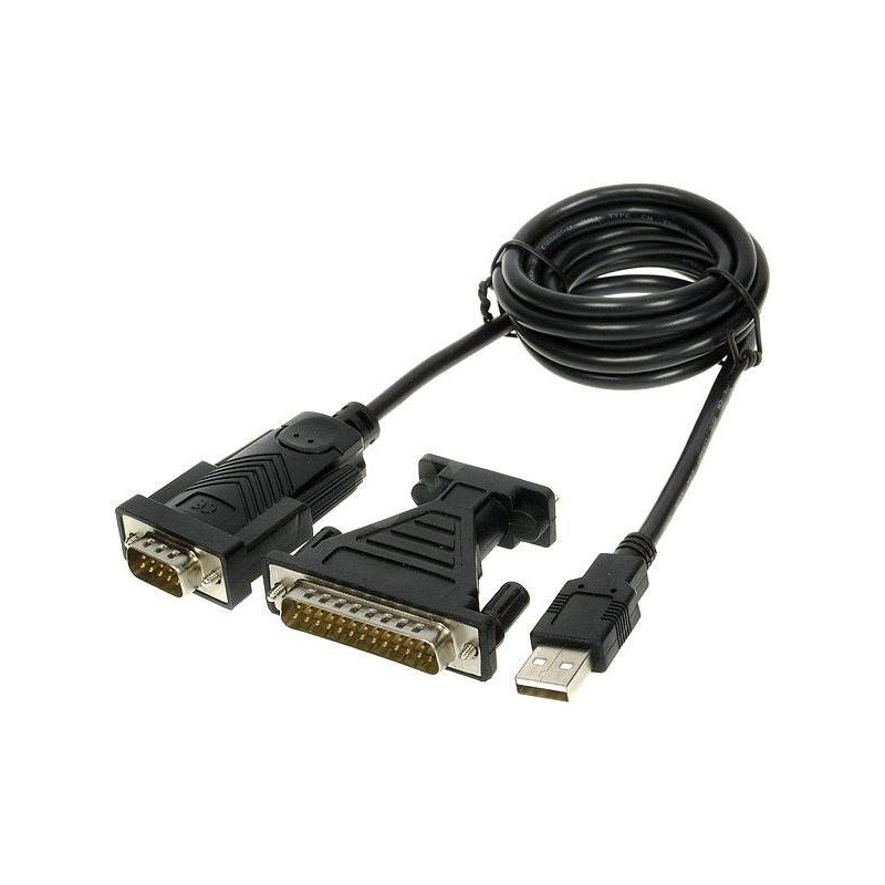 PremiumCord USB 2.0 - RS 232 prevodník krátky, osadený chipom od firmy FTDI