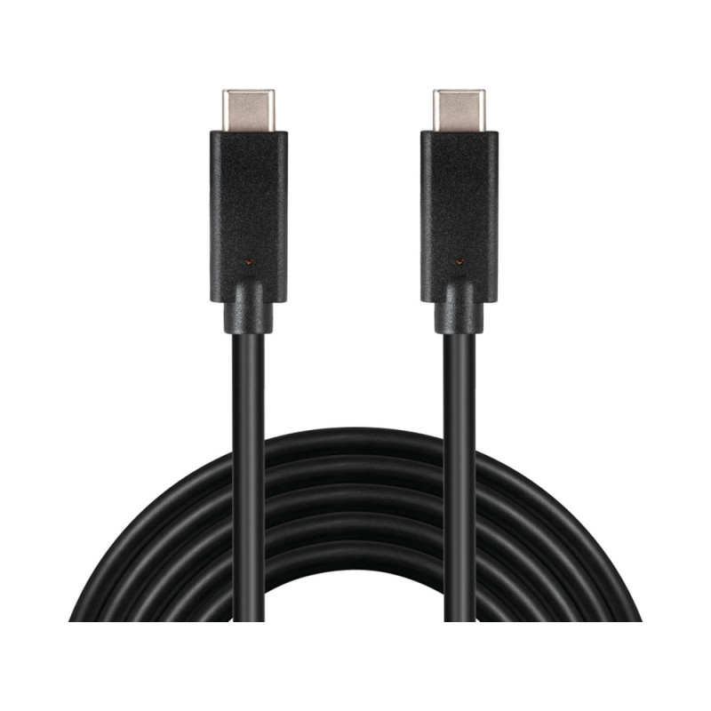 PremiumCord USB-C kábel (USB 3.1 gen 2, 3A, 10Gbit/s) čierny, 2m