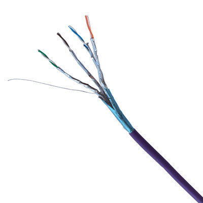 BELDEN F/FTP Cat6A LSOH, plášť fialový 100m