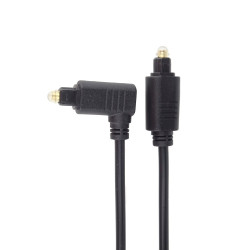 PremiumCord Kábel Toslink - Toslink 90 °, hrúbka kábla: 4.0mm, dĺžka 2m