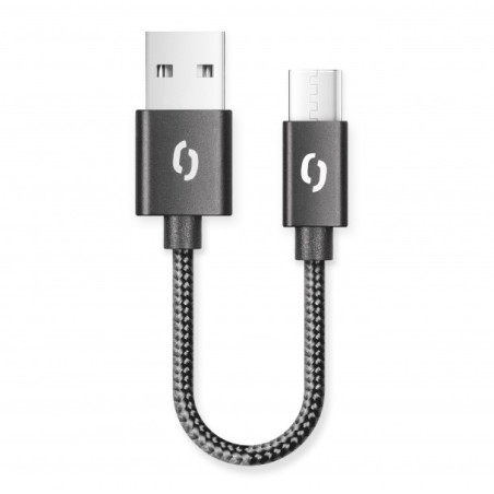 ALIGATOR PREMIUM 2A kábel, 50cm USB-C, čierny